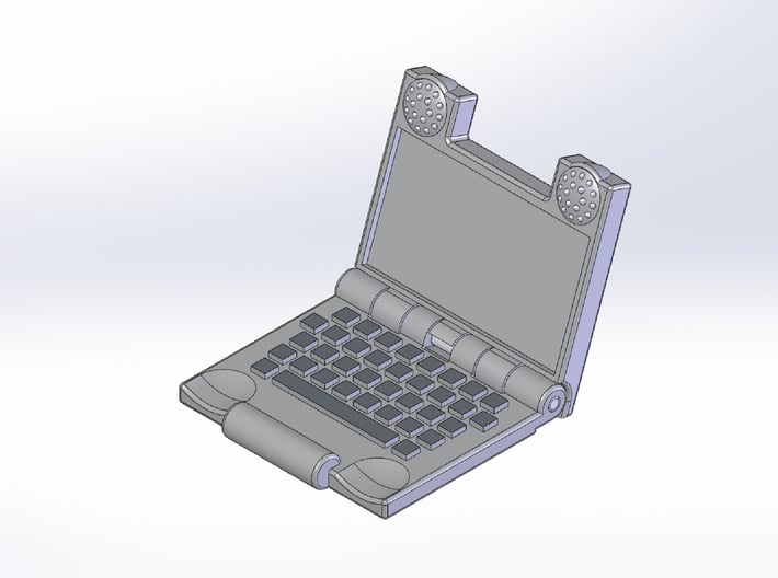 Rokenbok Laptop 3d printed