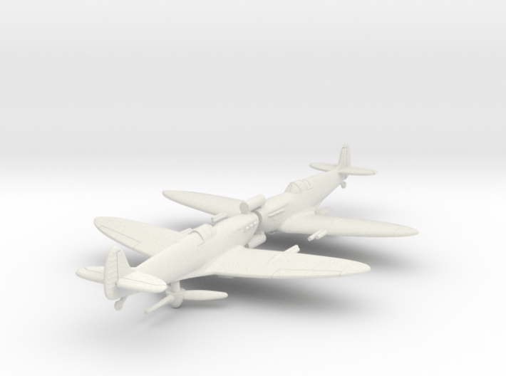 1/200 Spitfire MK VC 3d printed 