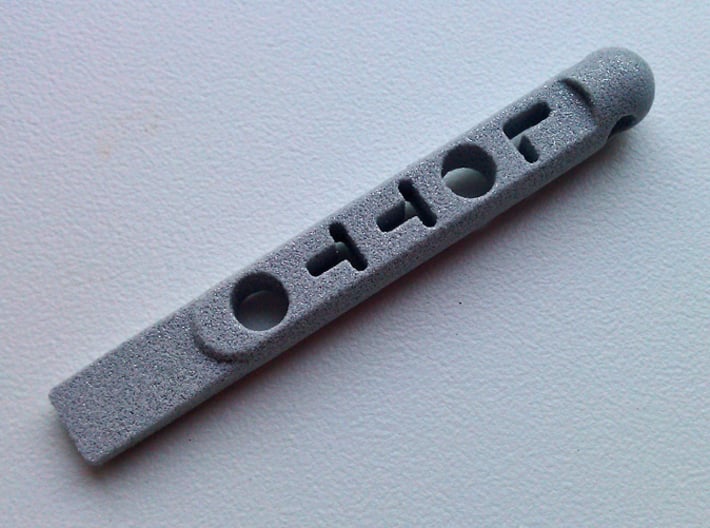 tool Lotto Scratch Card Scraper Ver2 3d printed photo - Polished Alumide (discontinued material)