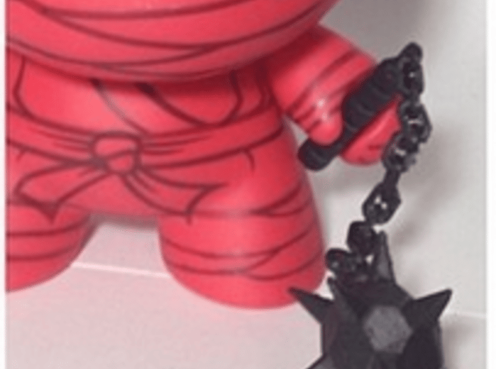Morningstar for 8" inch Dunny ninja weapon 3d printed 