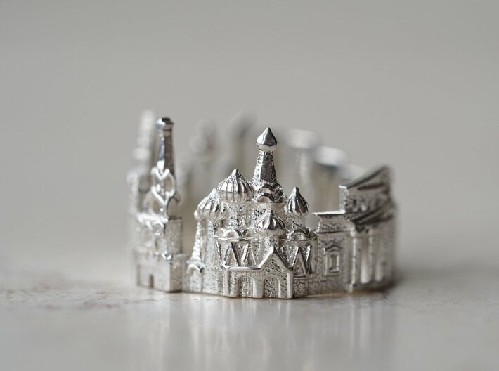 Moscow City Ring - Fancy Gift for Best Friend 3d printed 