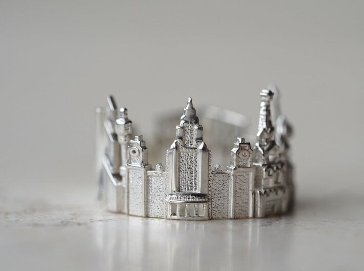 Moscow City Ring - Fancy Gift for Best Friend 3d printed 