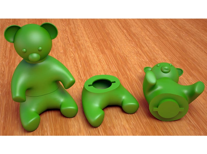 Small Teddy bear Box 3d printed 