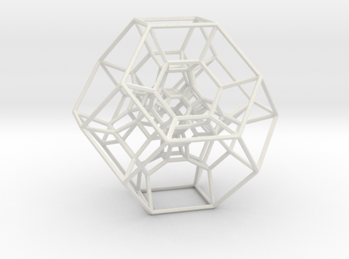 Permutohedron of order 5 (full) 3d printed