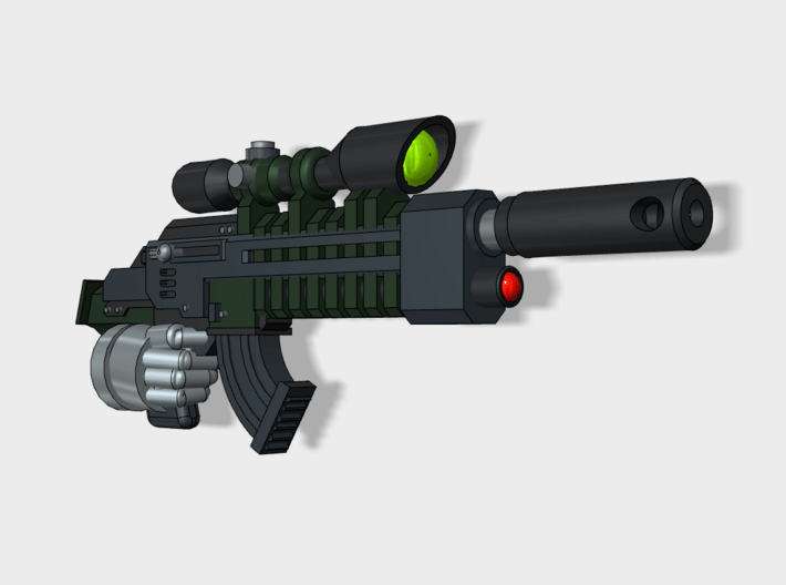 10x Base: Marine Snipe-Rifle HP1 3d printed 