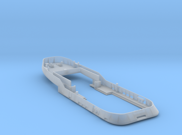 Main Deck & Bullwark 1/160 V56 fits Harbor Tug 3d printed 