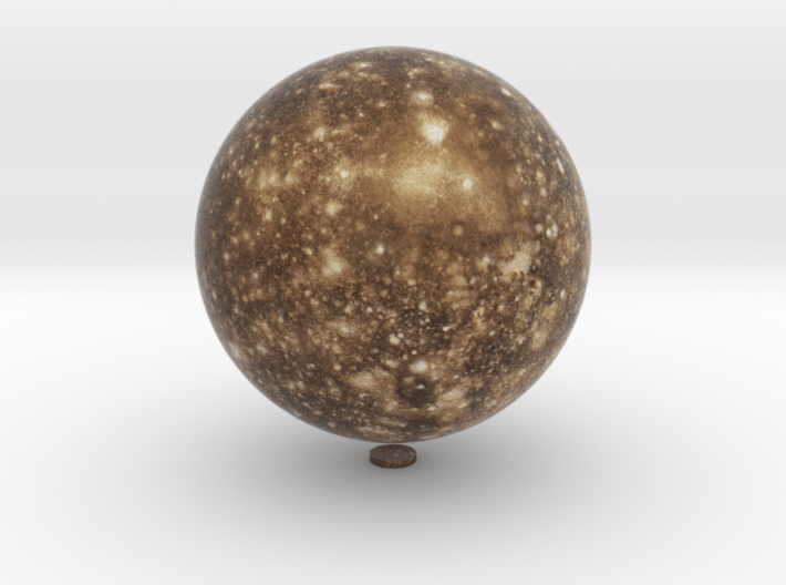 Callisto /12&quot; Earth globe addon 3d printed