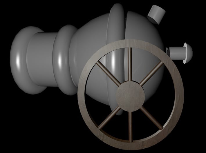 Hordakbigcannon 3d printed Concept render.