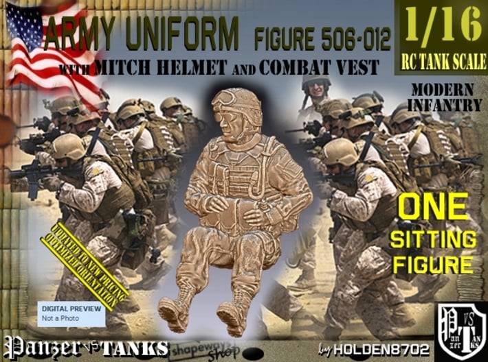 1/16 Mod-Unif Vest+Mitch 506-012 3d printed 