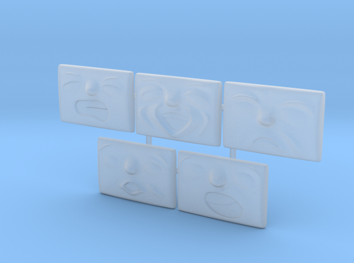 Small Face Pack (5x) 3d printed