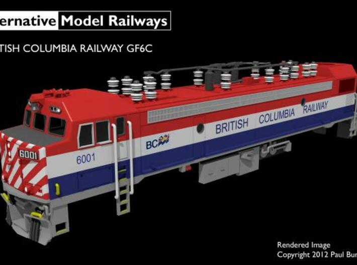 NGF6C1 N scale British Columbia Railway GF6C 3d printed