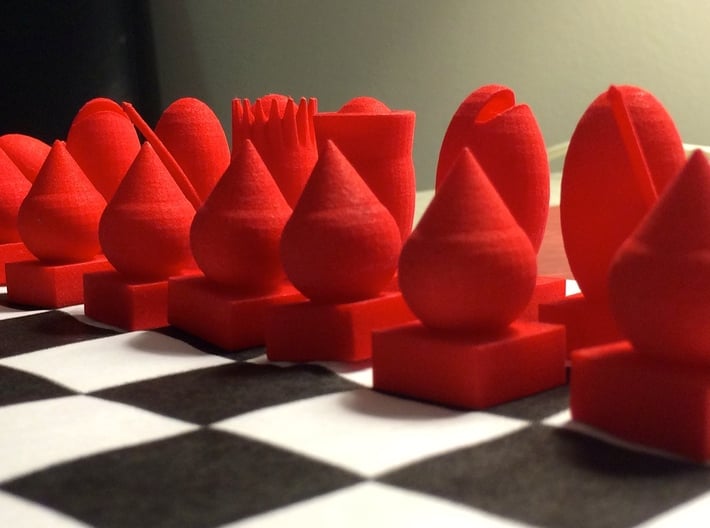 Pawn 3d printed with the set.