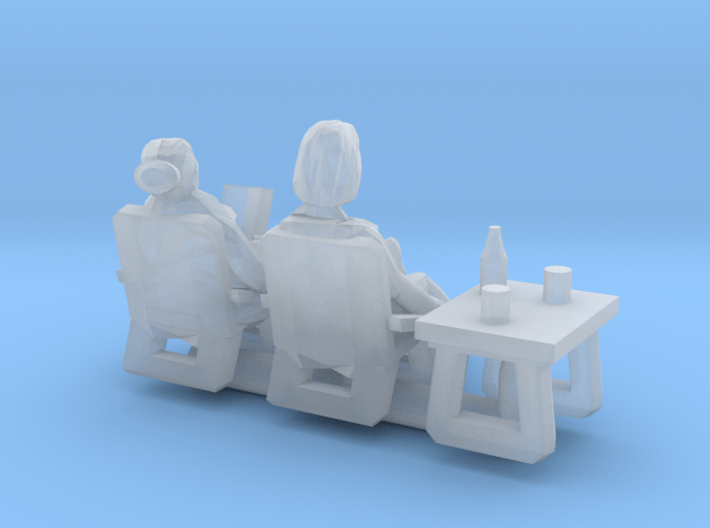 Camping guests and accessories - kit A (TT 1:120) 3d printed 