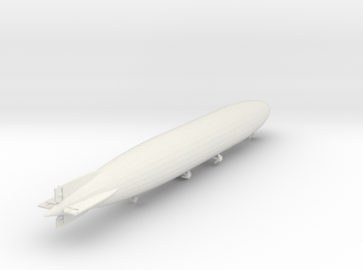 Zeppelin LZ114 "Dixmude" 1/1250 scale (SLS) 3d printed 