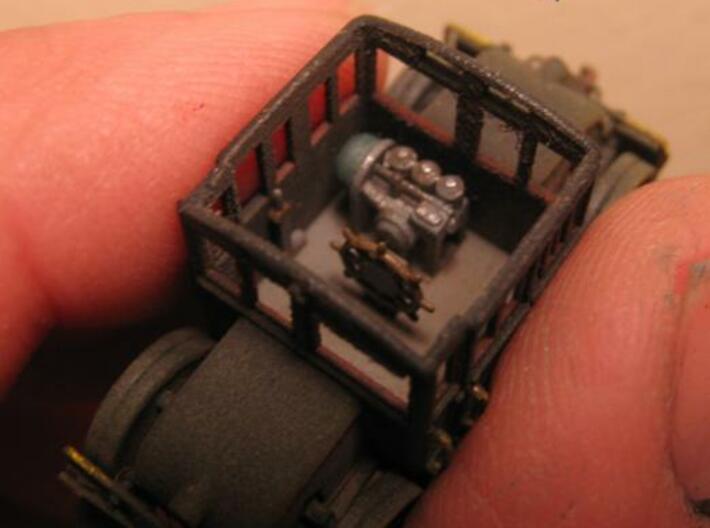 N Scale (1:160) PRR Electric Switcher 3d printed Painted switcher and interior.