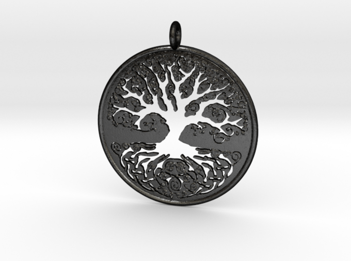 Celtic Knot Tree of life Pendant 3d printed 