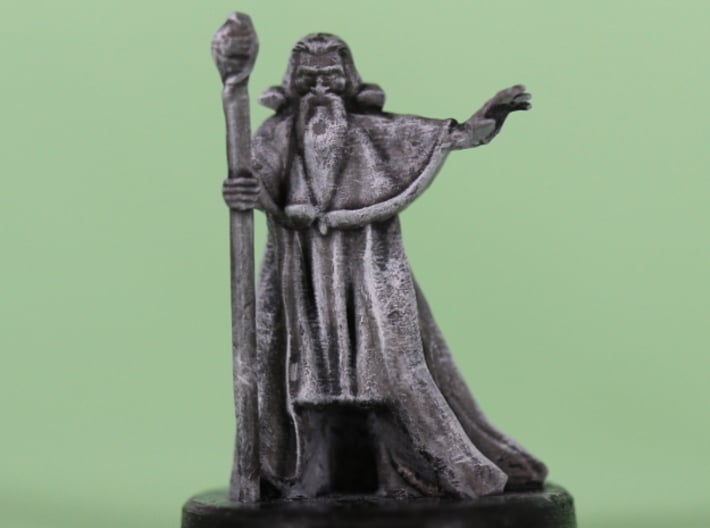 Wizard  3d printed Photo of my testprint, with a baselayer of paint