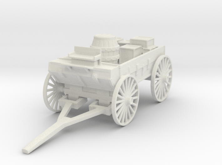 HO Scale Loaded Wagon 3d printed This is a render not a picture
