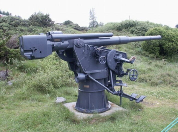 1/35 DKM 10.5 cm/45 (4.1in) SK C/32 Gun 3d printed