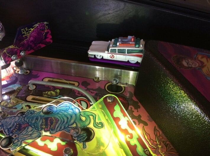 Pinball Ghostbusters Ecto Car Mount 3d printed 
