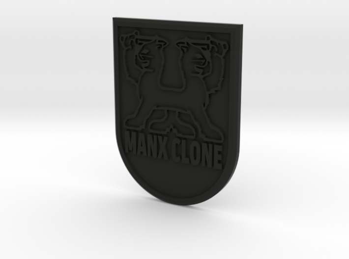 "MANX CLONE" front badge 3d printed 