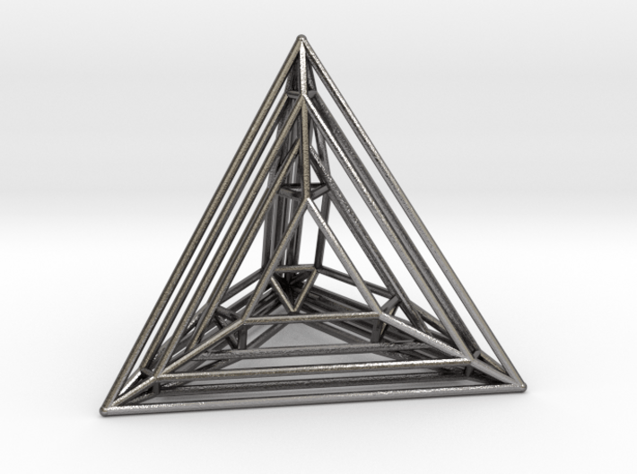 Tetrahedron Experiment 3d printed 