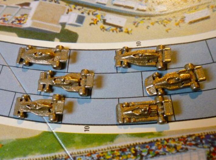 Formula 1 Miniatures - 1976 3d printed All 6 cars on straight
