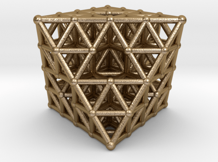 Octahedron fractal 3d printed