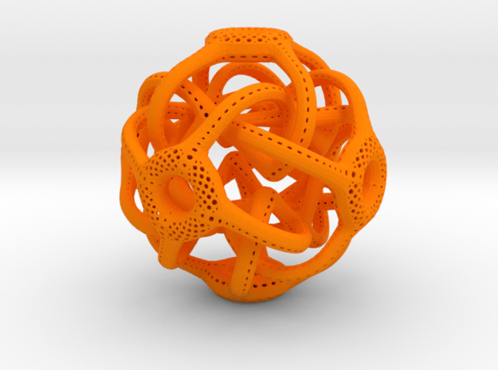 Cubic Octahedral Symmetry Perforation Type 1 3d printed 