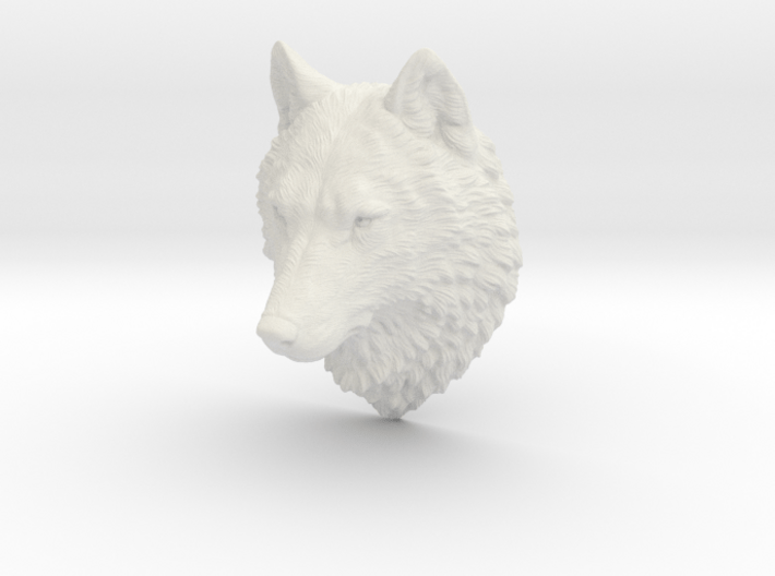 Proud Wolf Wall Mount 3d printed 