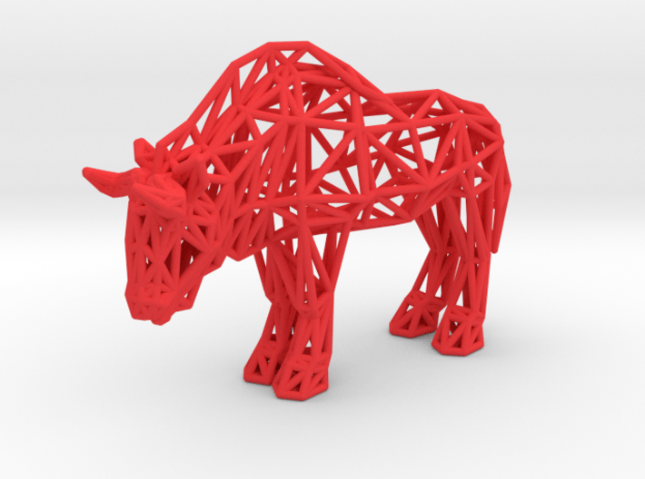 Wildebeest (adult) 3d printed 
