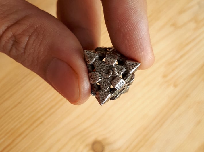 Fortress Dice Set with Decader  3d printed 