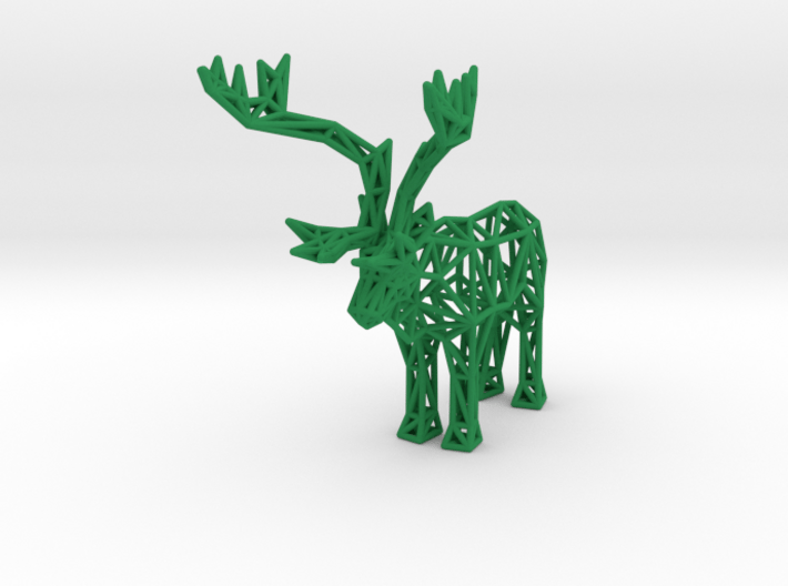 Caribou (adult male) 3d printed 