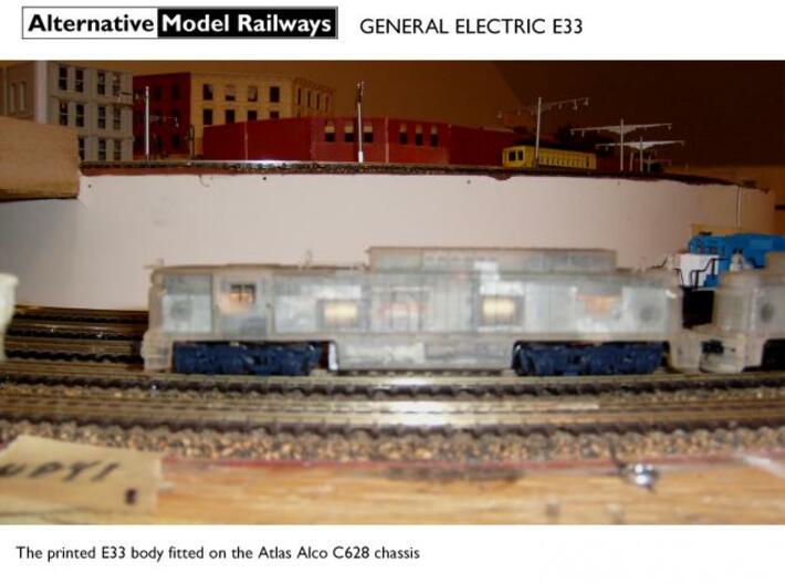 NE3307 N scale E33 loco - Conrail 4608 3d printed 