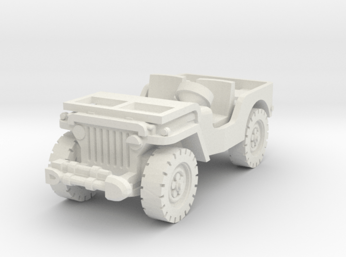 Jeep airborne scale 1/87 3d printed 