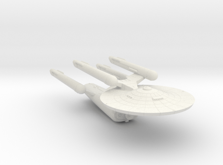 3788 Scale Federation Battleship (BB) WEM 3d printed