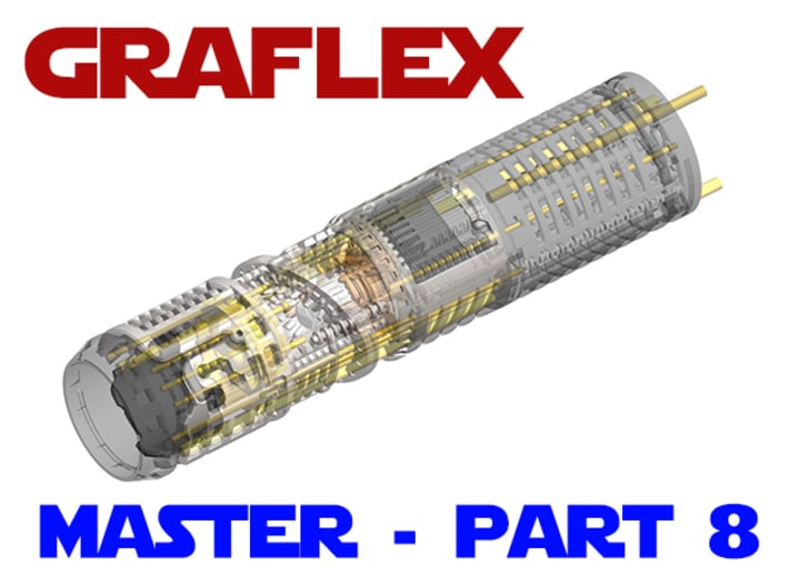 Graflex Master - Part8 - RP Cap 3d printed 