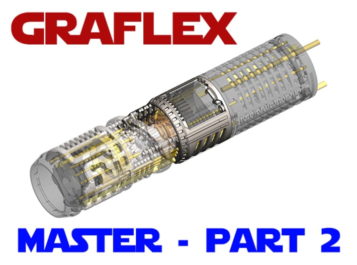 Graflex Master - Part 2 - Shell1 3d printed