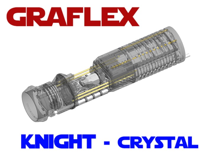 Graflex Knight Chassis - Crystal 3d printed 