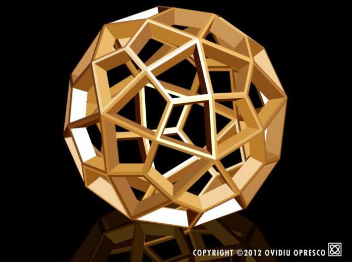 Polyhedral Sculpture #29A  3d printed 