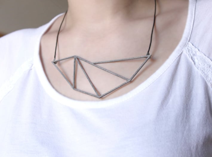 Convex Necklace - Crystalline Series 3d printed