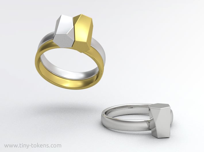 Scutoid Packing Ring  3d printed 
