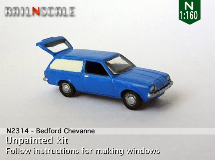 Bedford Chevanne (N 1:160) 3d printed