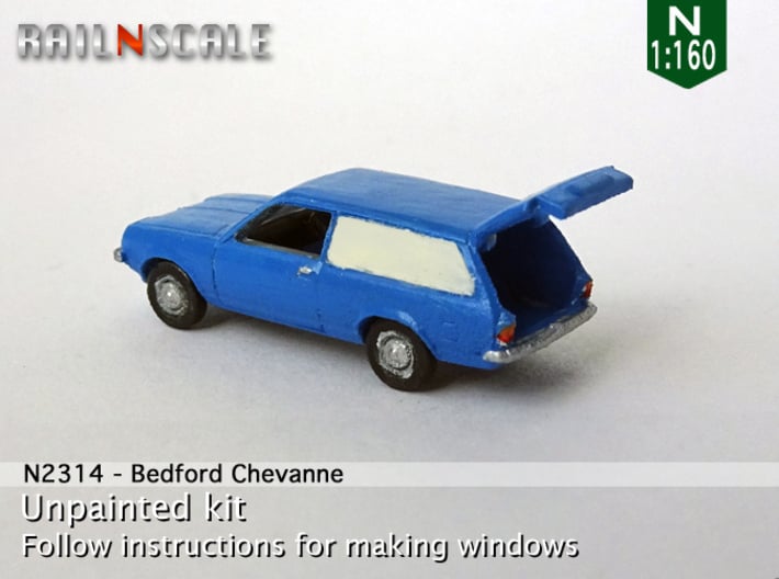 Bedford Chevanne (N 1:160) 3d printed 