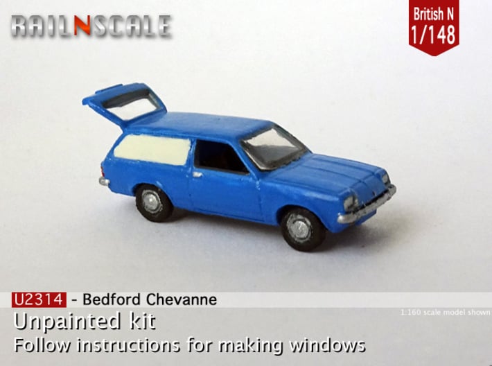 Bedford Chevanne (British N 1:148) 3d printed 