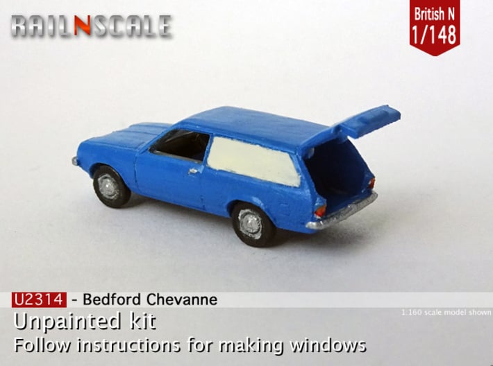 Bedford Chevanne (British N 1:148) 3d printed