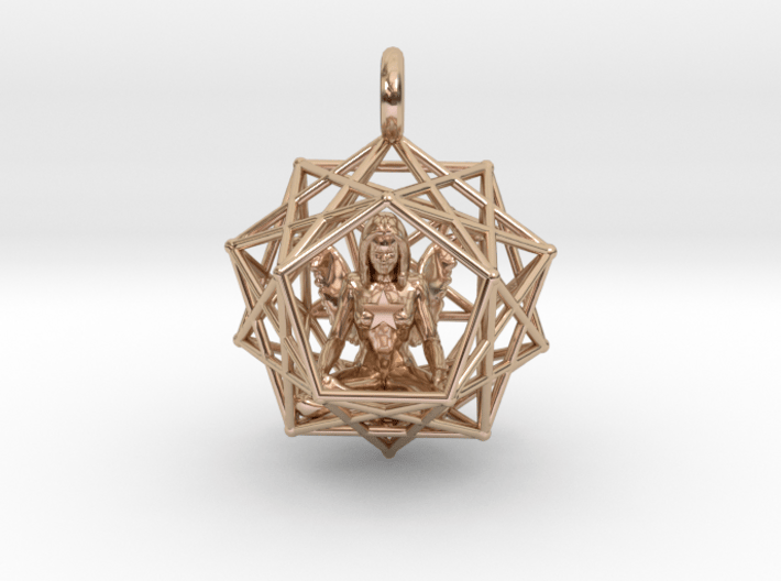 Angel Starship: Sacred Geometry Dodecahedral 27mm 3d printed 