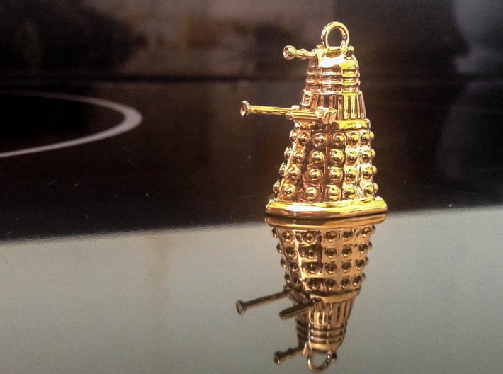 Dalek 10 3d printed Dalek pendant