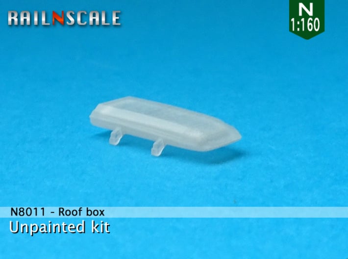 Roof box (N 1:160) 3d printed 