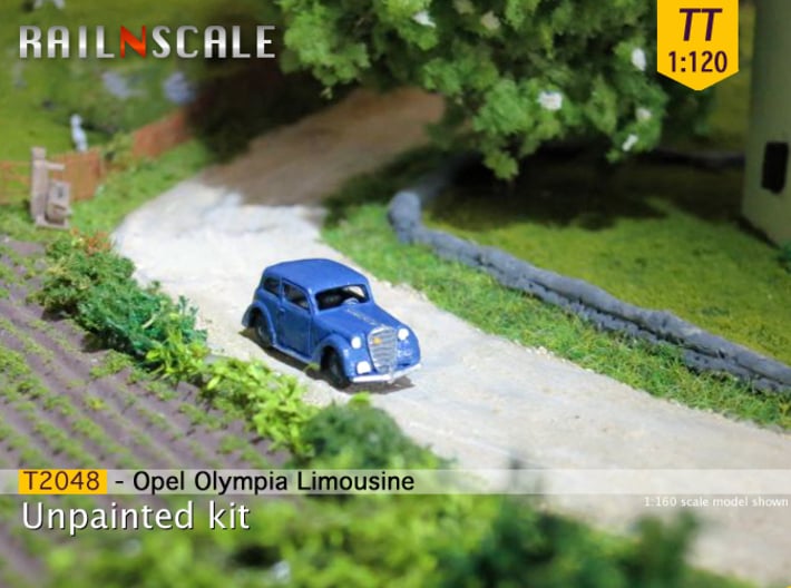 Opel Olympia Limousine (TT 1:120) 3d printed 